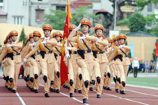 The Cavalry Mobile Police Corps has been practicing a cavalry police parade drill in order to perform in national important events.